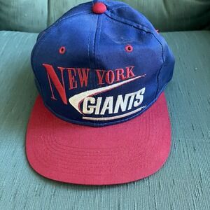 New York Giants Hat Vintage 90's NFL Snap Back‎ Hat Drew Pearson Companies